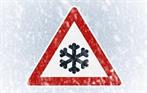 Snow Alert Triangle Sign